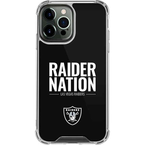 NFL Las Vegas Raiders Team Motto iPhone 15 Pro Max Clear Case