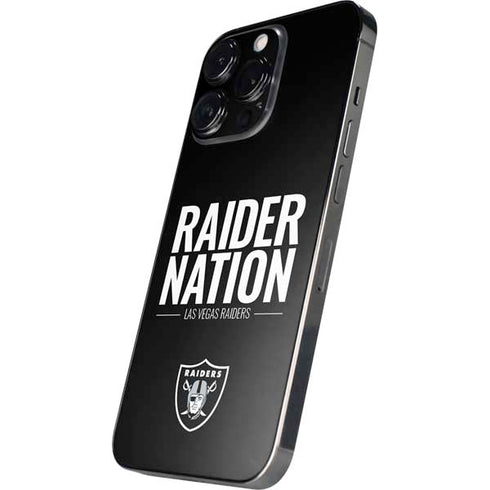 NFL Las Vegas Raiders Team Motto iPhone 14 Pro Max Skin