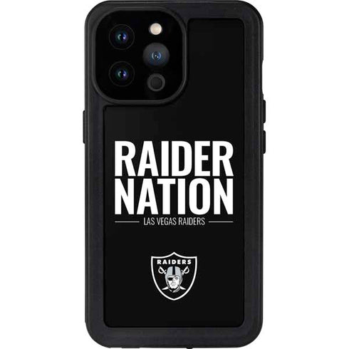 NFL Las Vegas Raiders Team Motto iPhone 14 Pro Max Waterproof Case