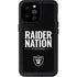 NFL Las Vegas Raiders Team Motto iPhone 14 Pro Max Waterproof Case