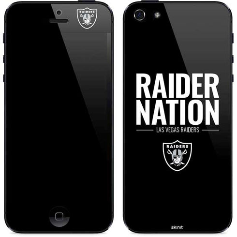 NFL Las Vegas Raiders Team Motto iPhone 5/5s/5SE Skin