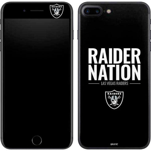 NFL Las Vegas Raiders Team Motto iPhone 8 Plus Skin
