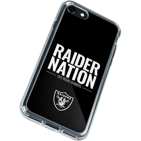 NFL Las Vegas Raiders Team Motto iPhone SE (2nd & 3rd Gen) Clear Case