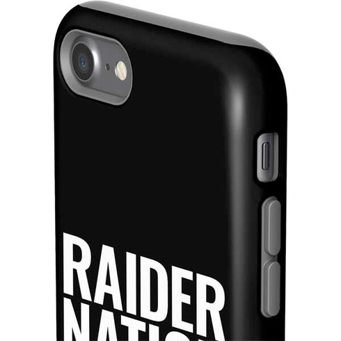 NFL Las Vegas Raiders Team Motto iPhone SE (2nd & 3rd Gen) Pro Case