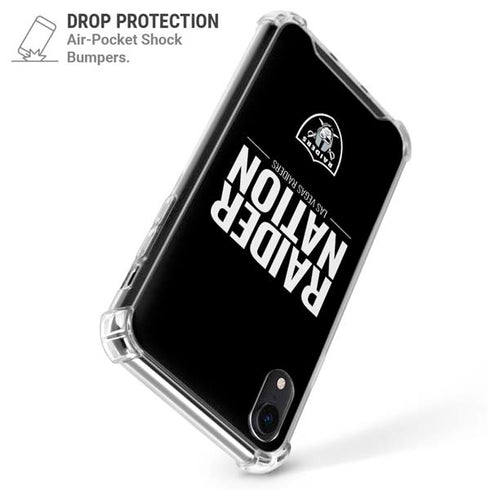 NFL Las Vegas Raiders Team Motto iPhone XR Clear Case