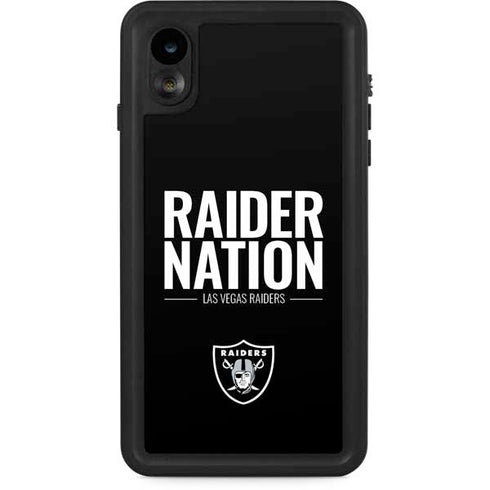 NFL Las Vegas Raiders Team Motto iPhone XR Waterproof Case