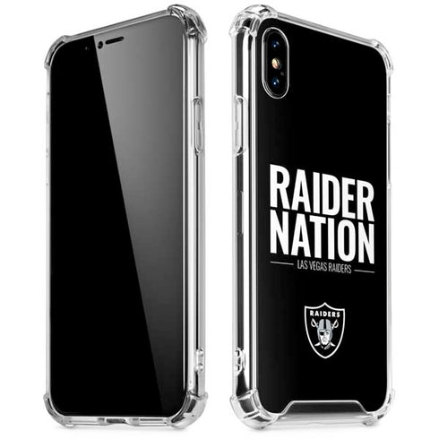 NFL Las Vegas Raiders Team Motto iPhone XS Max Clear Case