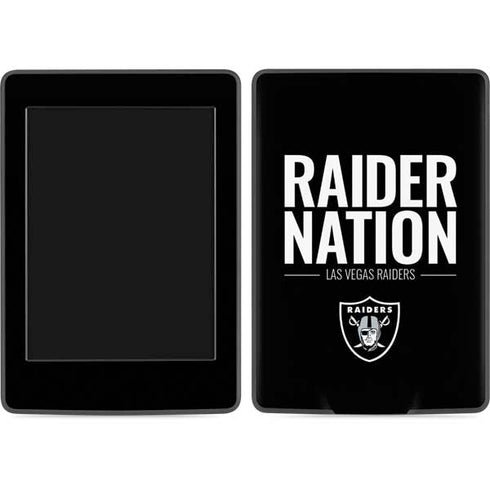 NFL Las Vegas Raiders Team Motto Amazon Kindle Skin