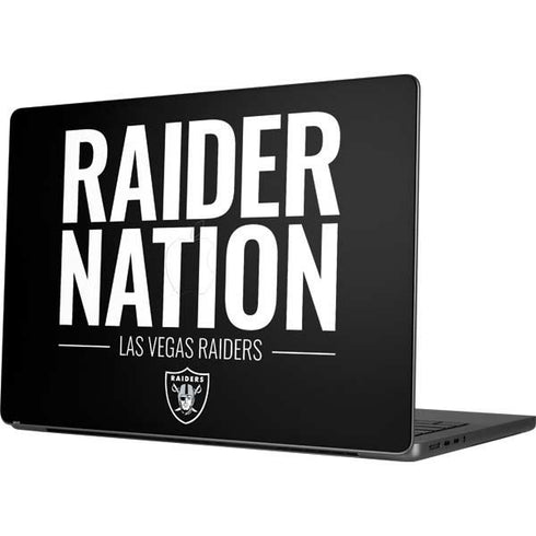 NFL Las Vegas Raiders Team Motto MacBook Pro 14in (2021-24) Skin