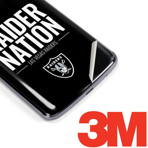 NFL Las Vegas Raiders Team Motto Moto E5 Plus Skin