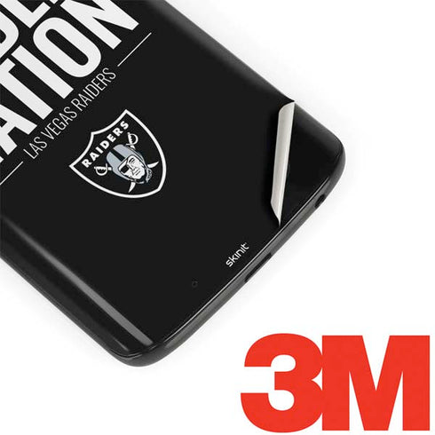 NFL Las Vegas Raiders Team Motto Moto G6 Skin