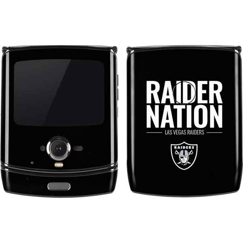 NFL Las Vegas Raiders Team Motto Motorola RAZR Skin