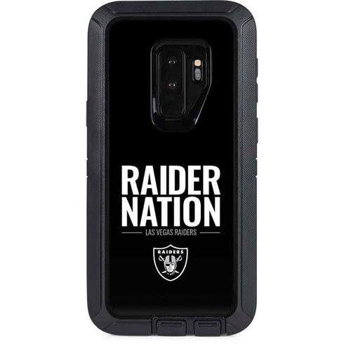 NFL Las Vegas Raiders Team Motto Otterbox Defender Galaxy Skin