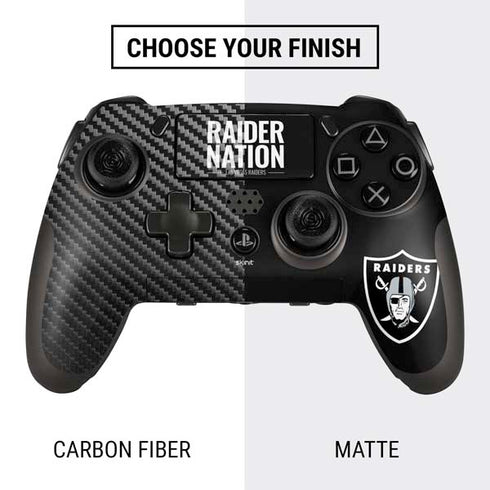 NFL Las Vegas Raiders Team Motto PlayStation Scuf Vantage 2 Controller Skin