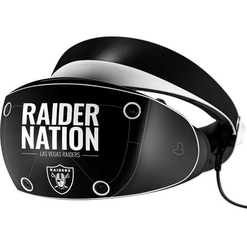 NFL Las Vegas Raiders Team Motto PlayStation VR2 Skin