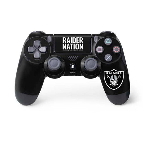 NFL Las Vegas Raiders Team Motto PS4 Controller Skin