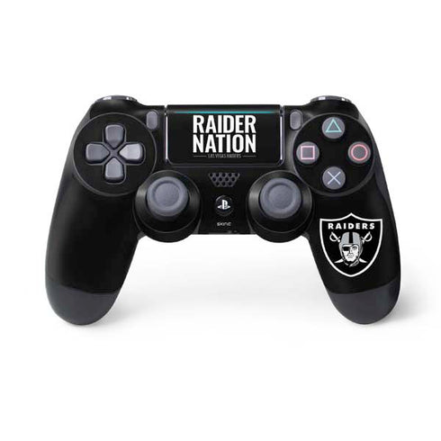 NFL Las Vegas Raiders Team Motto PS4 Pro/Slim Controller Skin