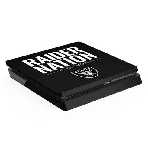 NFL Las Vegas Raiders Team Motto PS4 Slim Skin