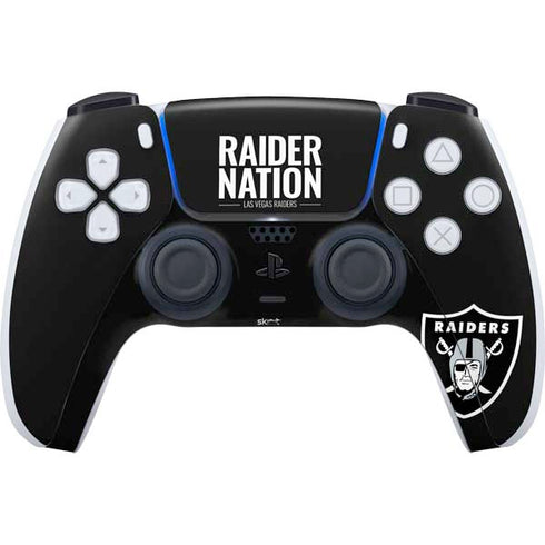 NFL Las Vegas Raiders Team Motto PS5 Controller Skin