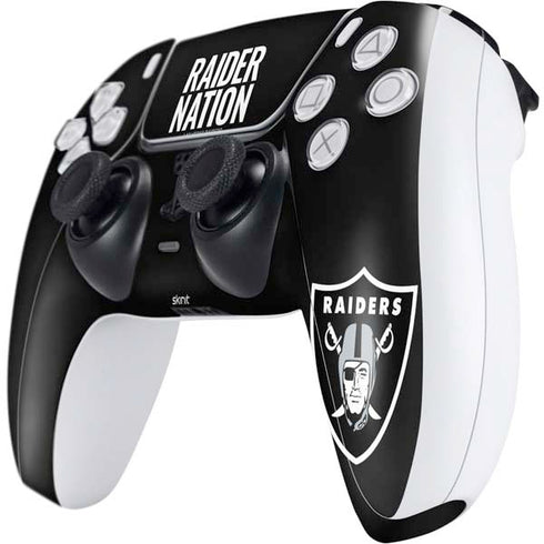 NFL Las Vegas Raiders Team Motto PS5 Controller Skin