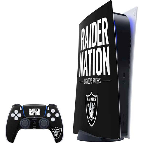 NFL Las Vegas Raiders Team Motto PS5 Digital Edition Bundle Skin