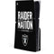 NFL Las Vegas Raiders Team Motto PS5 Slim Disk Console Skin