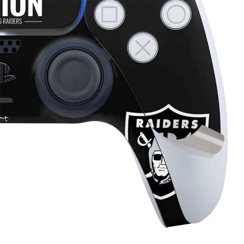 NFL Las Vegas Raiders Team Motto PS5 Slim Digital Edition Bundle Skin