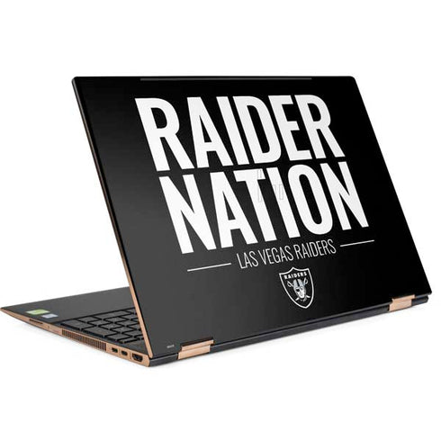 NFL Las Vegas Raiders Team Motto HP Spectre Skin