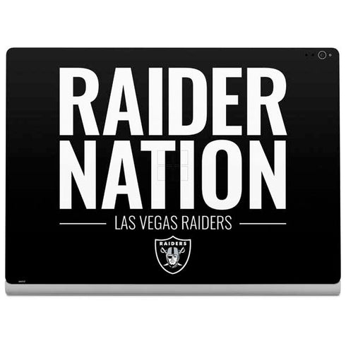 NFL Las Vegas Raiders Team Motto Surface Book 2 15in Skin