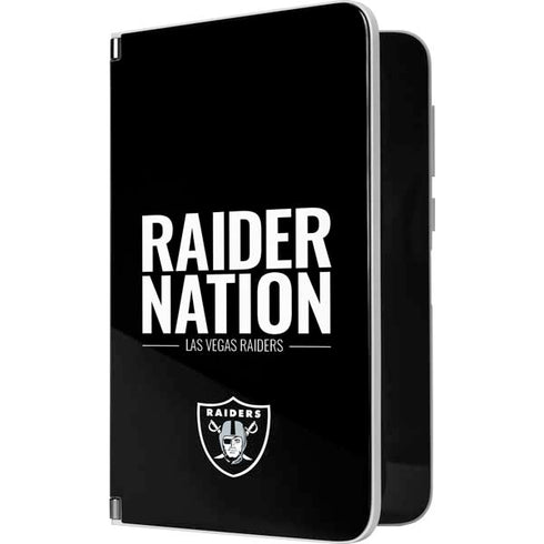 NFL Las Vegas Raiders Team Motto Surface Duo Skin