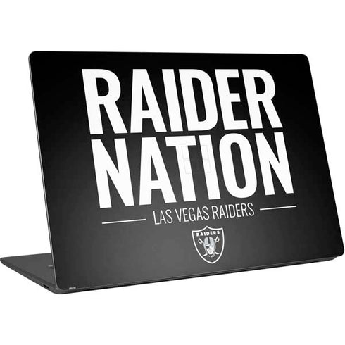 NFL Las Vegas Raiders Team Motto Surface Laptop 4 15in Skin