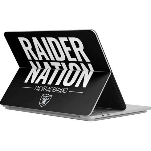 NFL Las Vegas Raiders Team Motto Surface Laptop Studio Skin