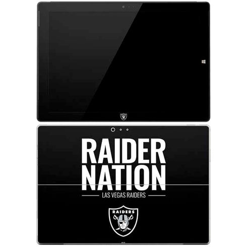 NFL Las Vegas Raiders Team Motto Surface Pro 3 Skin