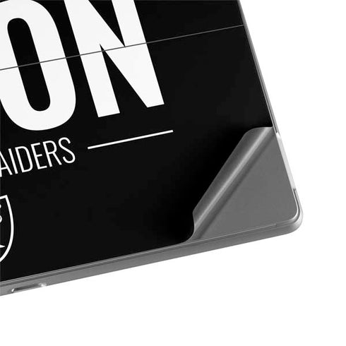 NFL Las Vegas Raiders Team Motto Surface Pro 8 Skin