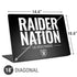 NFL Las Vegas Raiders Team Motto Universal Laptop 18in (14.6 x 10.6in) Skin