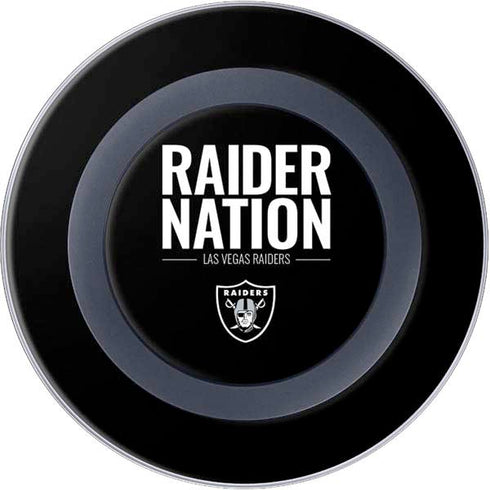 NFL Las Vegas Raiders Team Motto Wireless Charger Skin