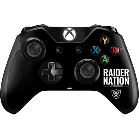 NFL Las Vegas Raiders Team Motto Xbox One Controller Skin