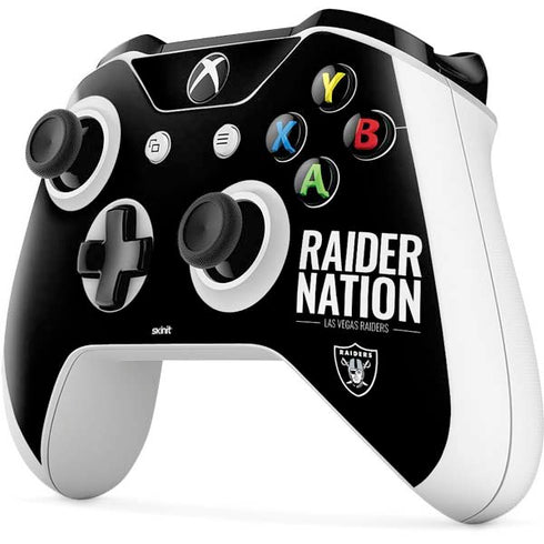 NFL Las Vegas Raiders Team Motto Xbox One S All-Digital Edition Bundle Skin