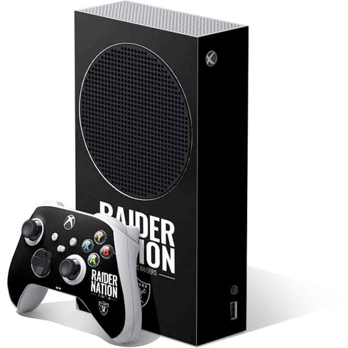 NFL Las Vegas Raiders Team Motto Xbox Series S Bundle Skin