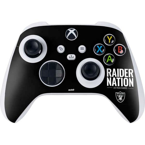NFL Las Vegas Raiders Team Motto Xbox Series S Controller Skin