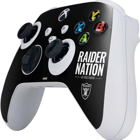 NFL Las Vegas Raiders Team Motto Xbox Series S Controller Skin