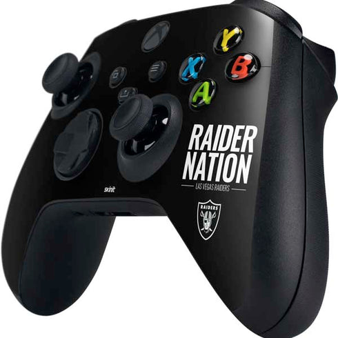 NFL Las Vegas Raiders Team Motto Xbox Series X Controller Skin