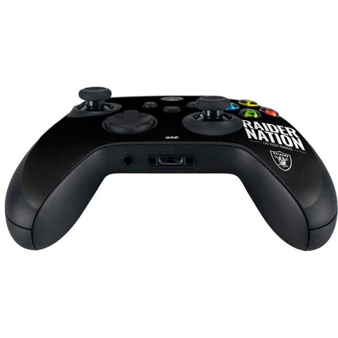 NFL Las Vegas Raiders Team Motto Xbox Series X Controller Skin