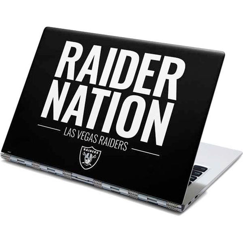NFL Las Vegas Raiders Team Motto Yoga 910 2-in-1 14in Touch-Screen Skin