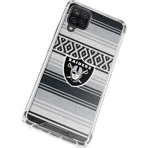 NFL Las Vegas Raiders Trailblazer Galaxy A12 Clear Case