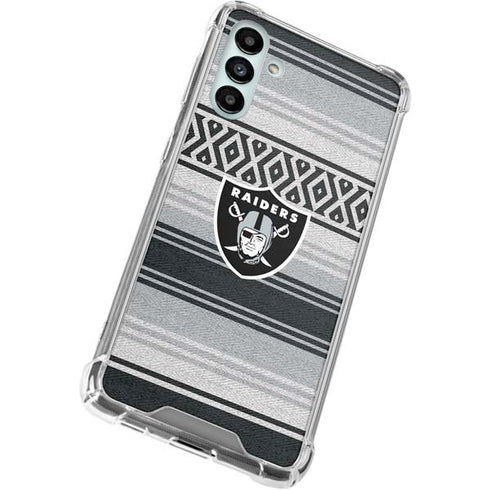 NFL Las Vegas Raiders Trailblazer Galaxy A13 5G Clear Case