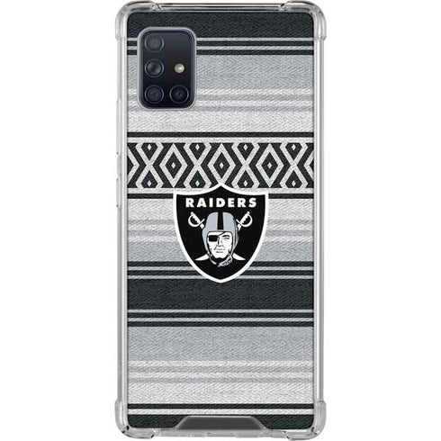 NFL Las Vegas Raiders Trailblazer Galaxy A51 5G Clear Case