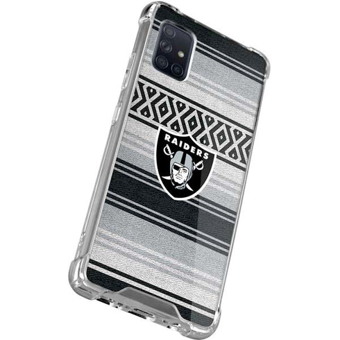 NFL Las Vegas Raiders Trailblazer Galaxy A51 5G Clear Case