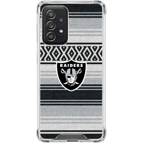 NFL Las Vegas Raiders Trailblazer Galaxy A52 5G Clear Case