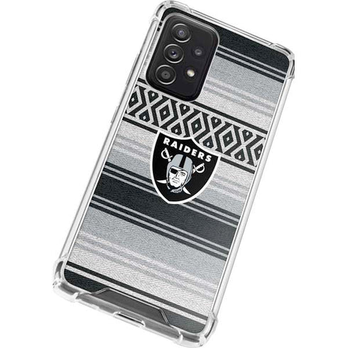 NFL Las Vegas Raiders Trailblazer Galaxy A52 5G Clear Case
